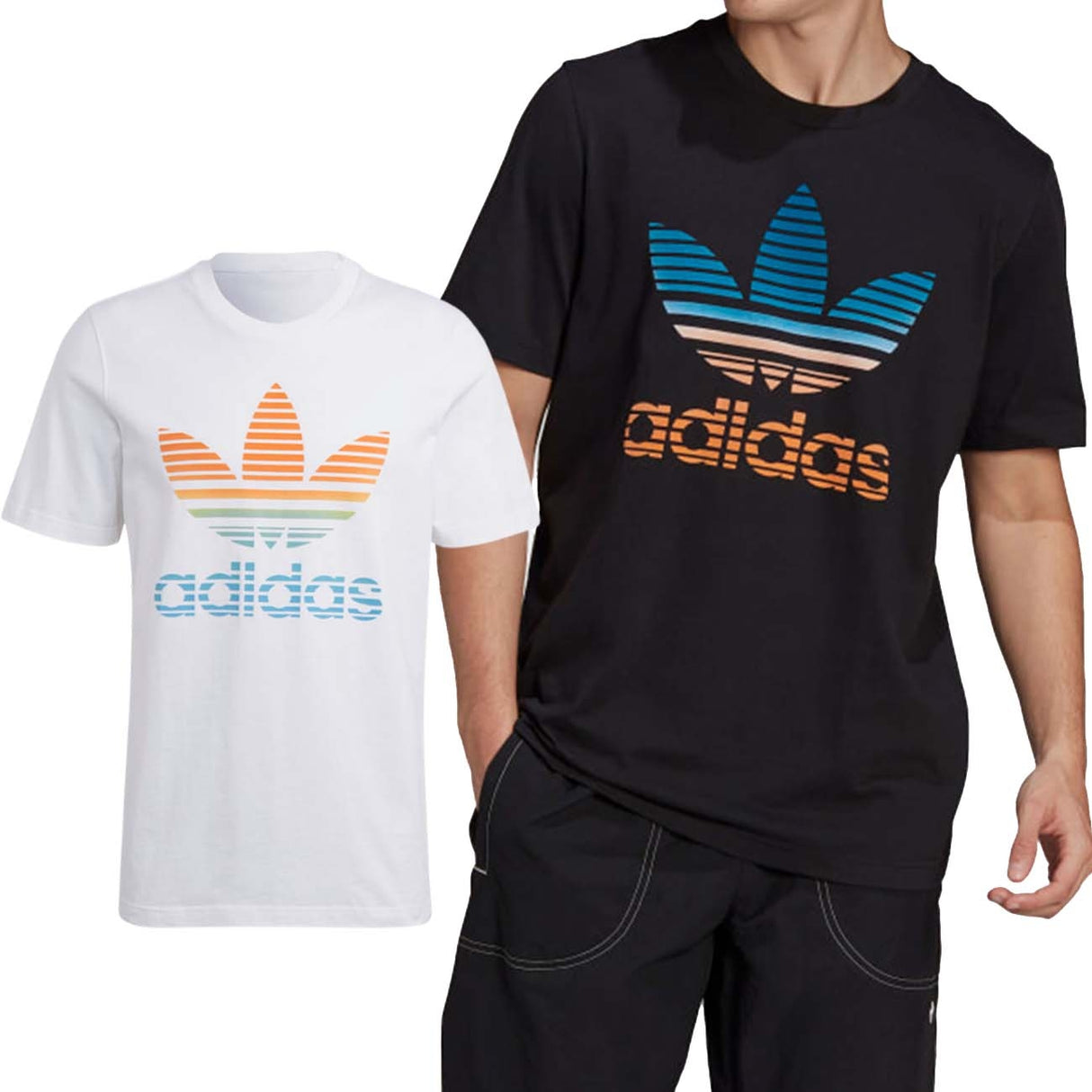 ADIDAS GP0166 GP0165 OMBRE STRANDS T-SHIRT