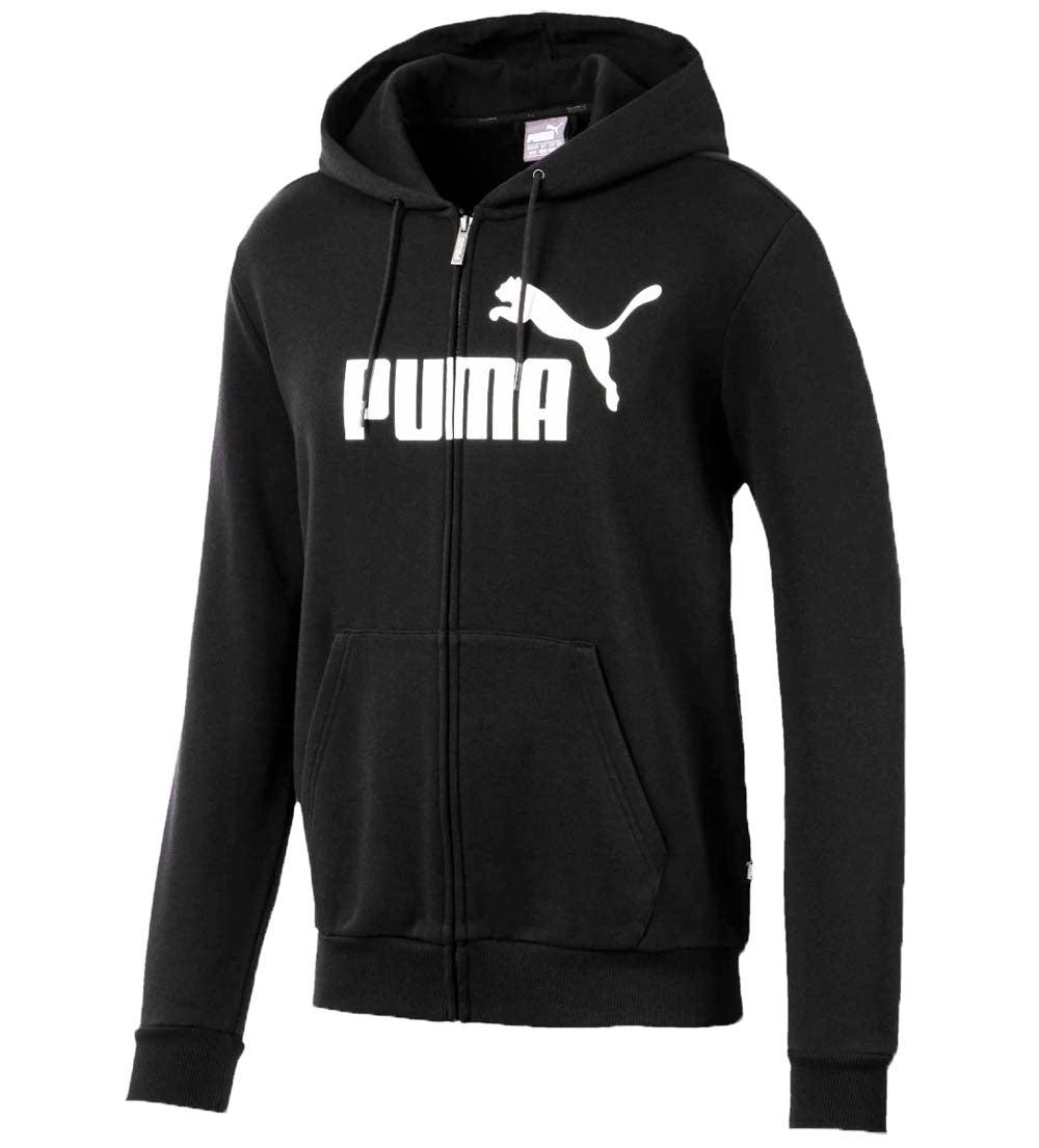 FELPA PUMA 851765 ESSENTIALS FULL ZIP CON CAPPUCCIO FELPATA