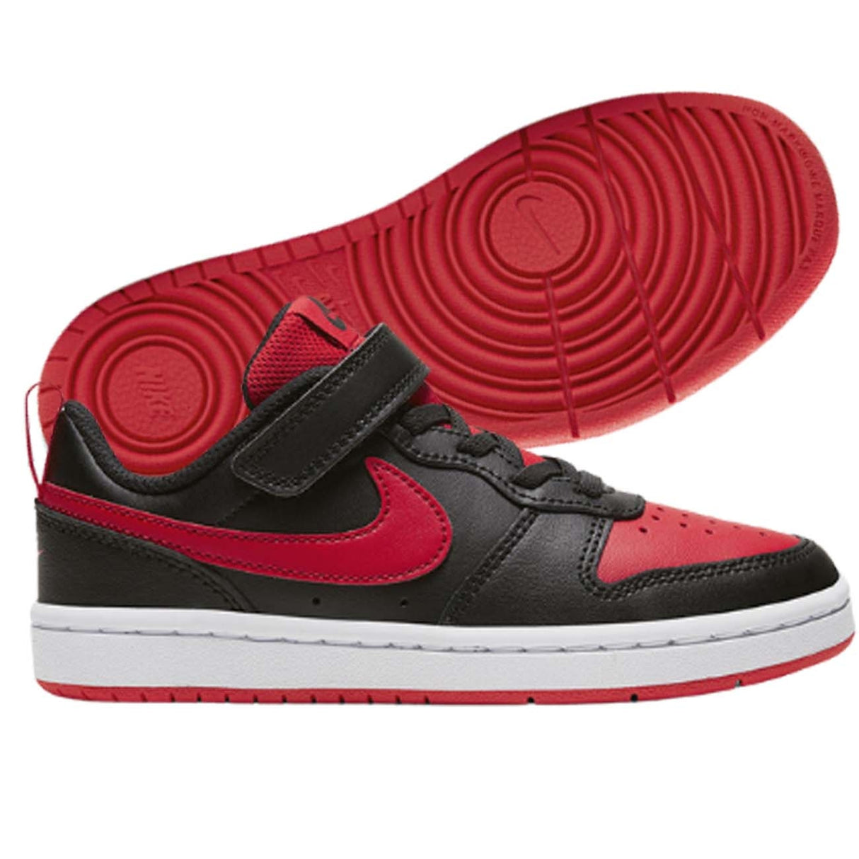 SCARPA NIKE RAGAZZI BQ5451 007 COURT BOROUGH LOW 2