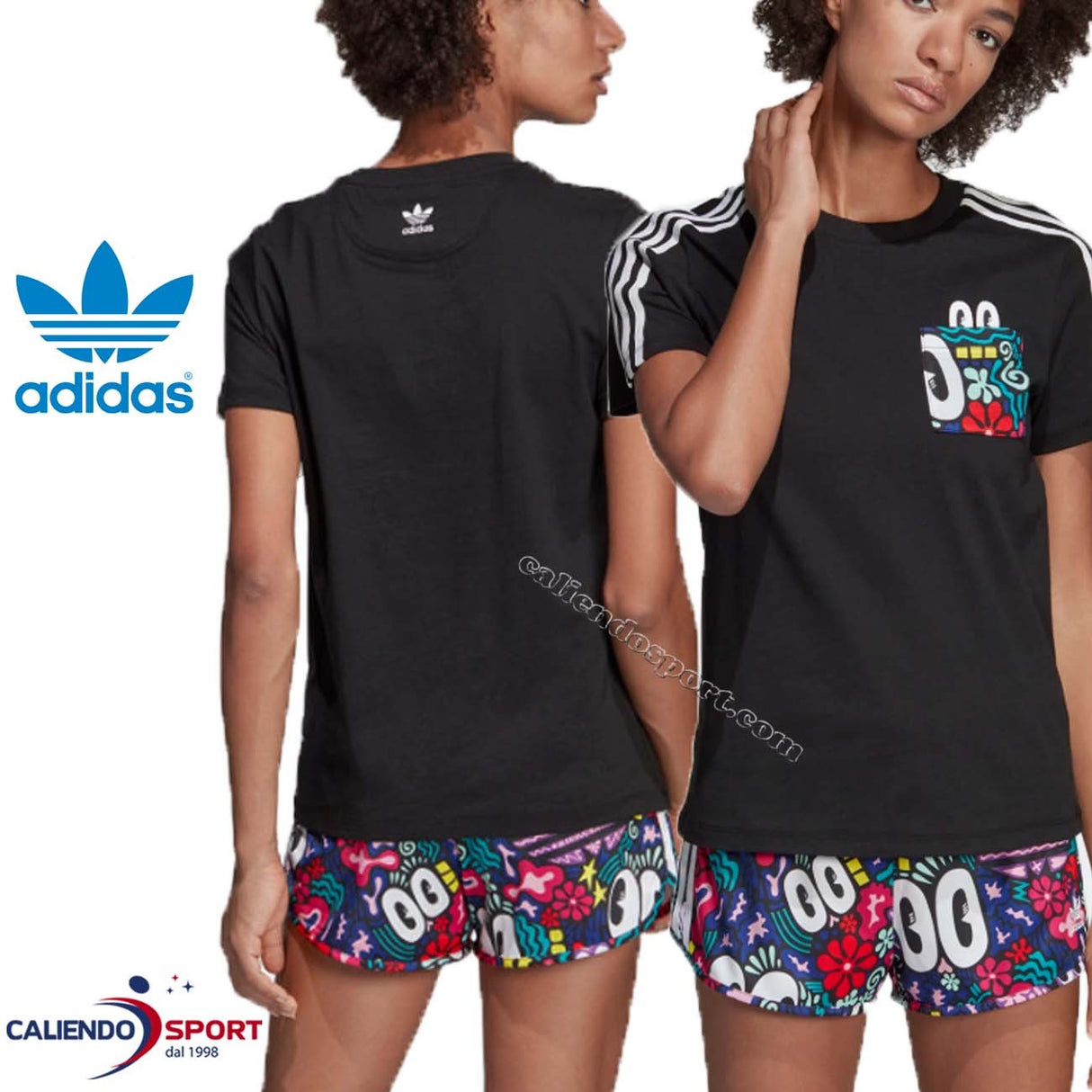 T-SHIRT ADIDAS DV2657 DONNA ORIGINALS TREFOIL COTONE