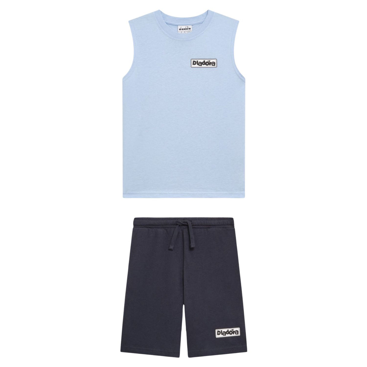 COMPLETO BAMBINI DIADORA 182871 65024 CELESTE  SMANICATO