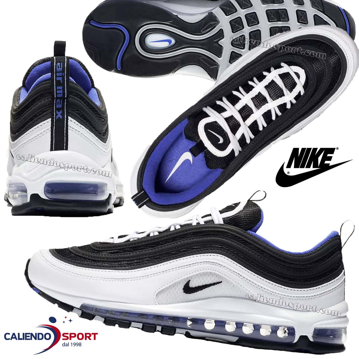 SCARPA AIR MAX 97 921826-103 UOMO SNEAKER BASSE SPORT CASUAL