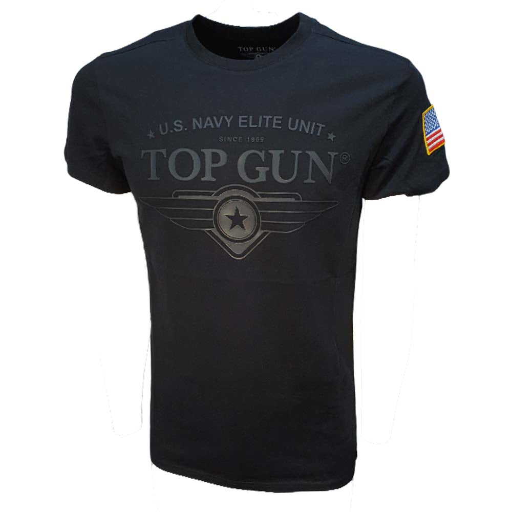 TOP GUN T-SHIRT 01G0031 SPORTS COTTON