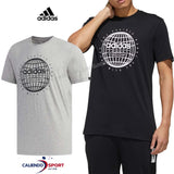 T-SHIRT ADIDAS FM6067 FM6063 NERO GRIGIO COTONE