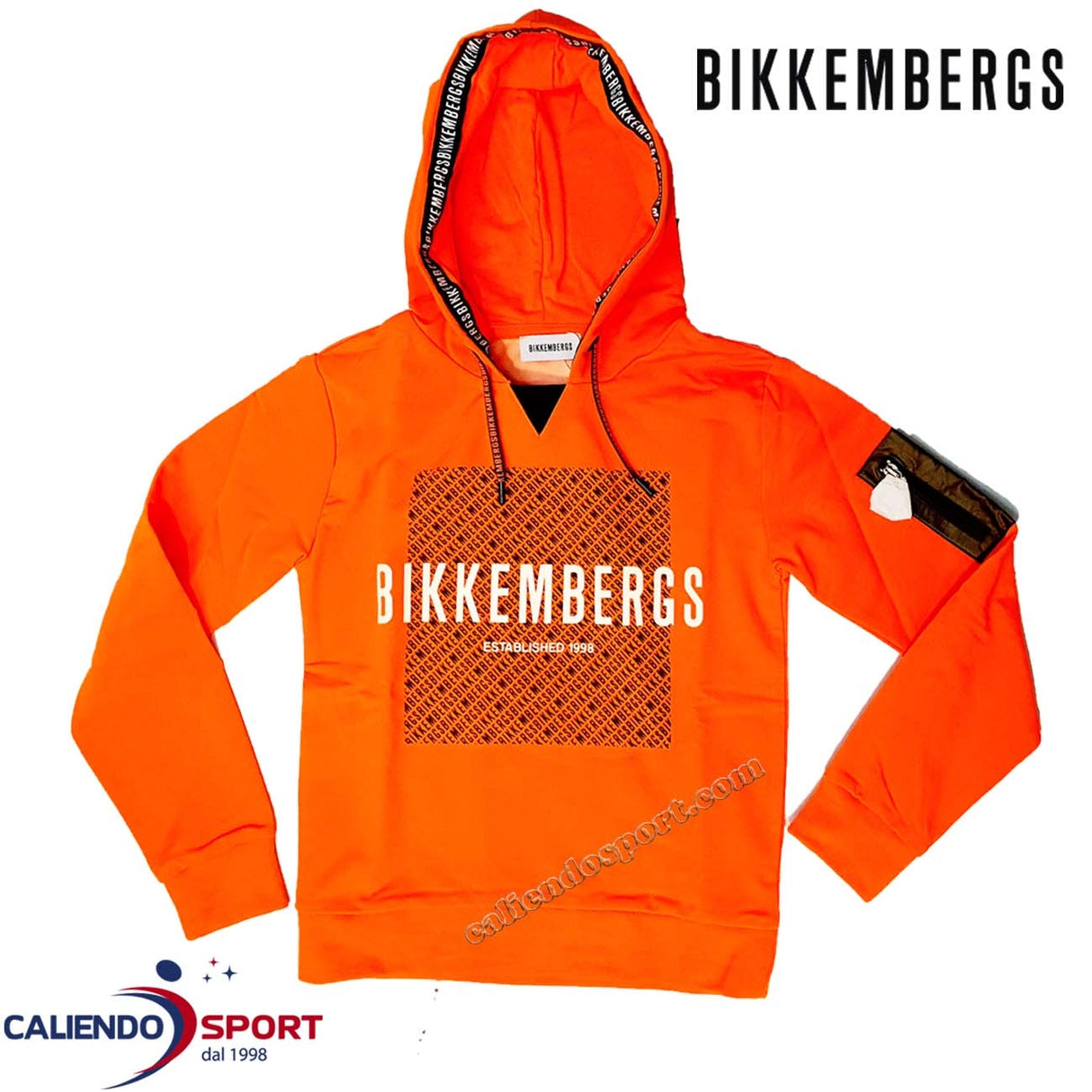 BIKKEMBERGS BK0036 SWEAT-SHIRT EN COTON POLAIRE POUR GARÇONS