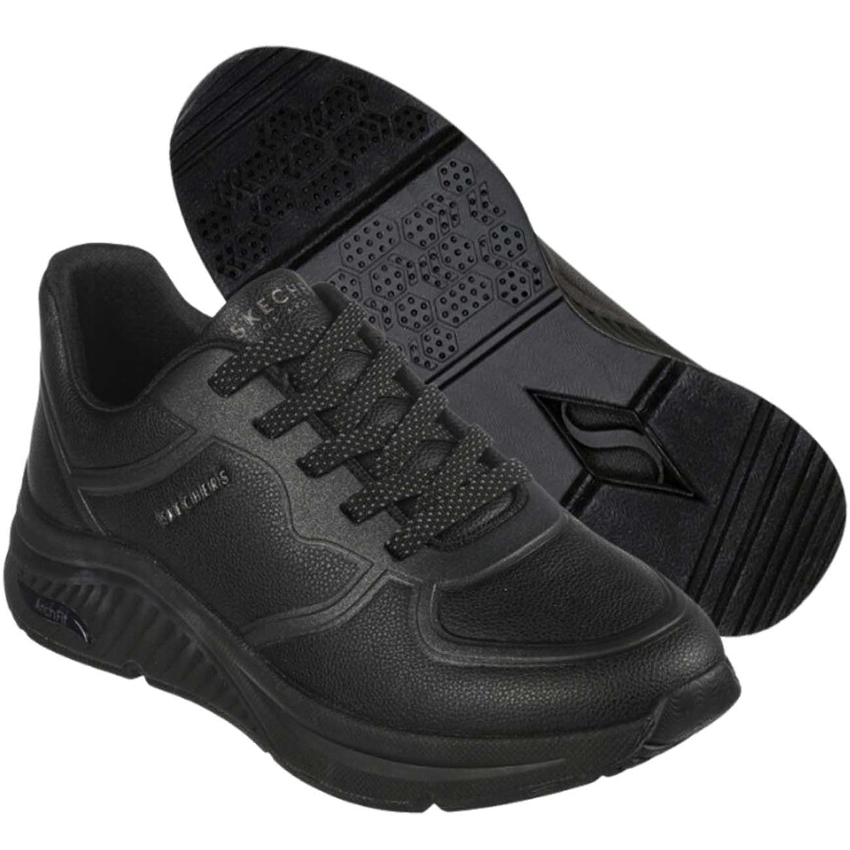 SCARPA DONNA SKECHERS 155570 BBK S MILES MAKER