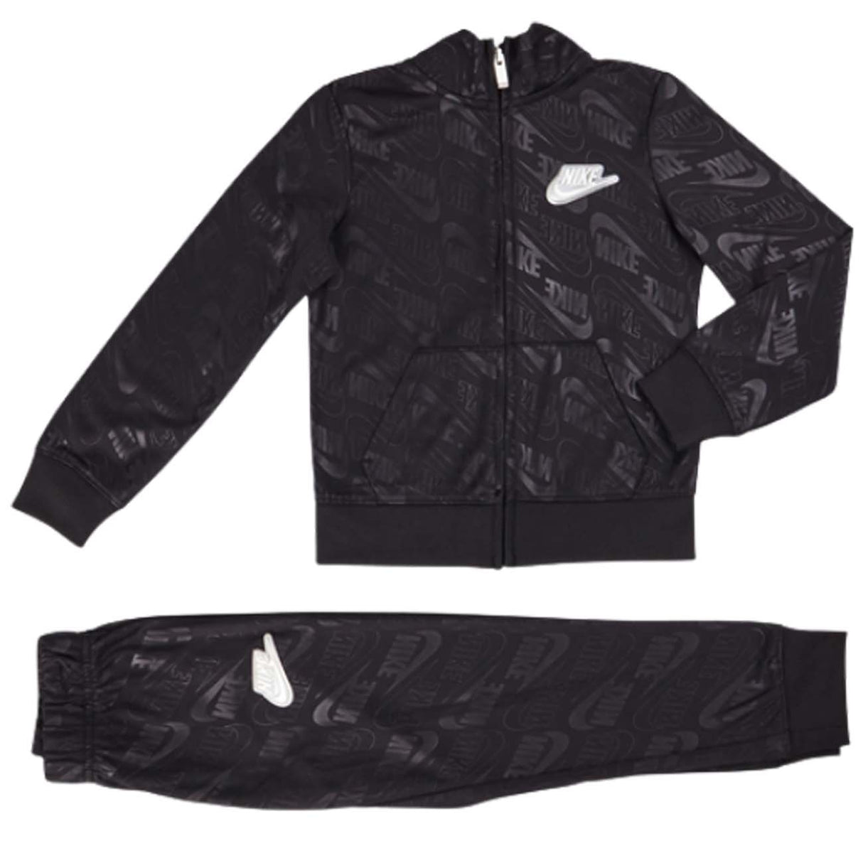 NIKE BOYS TRACKSUIT 36i103 023 BLACK ACETATE ALL OVER