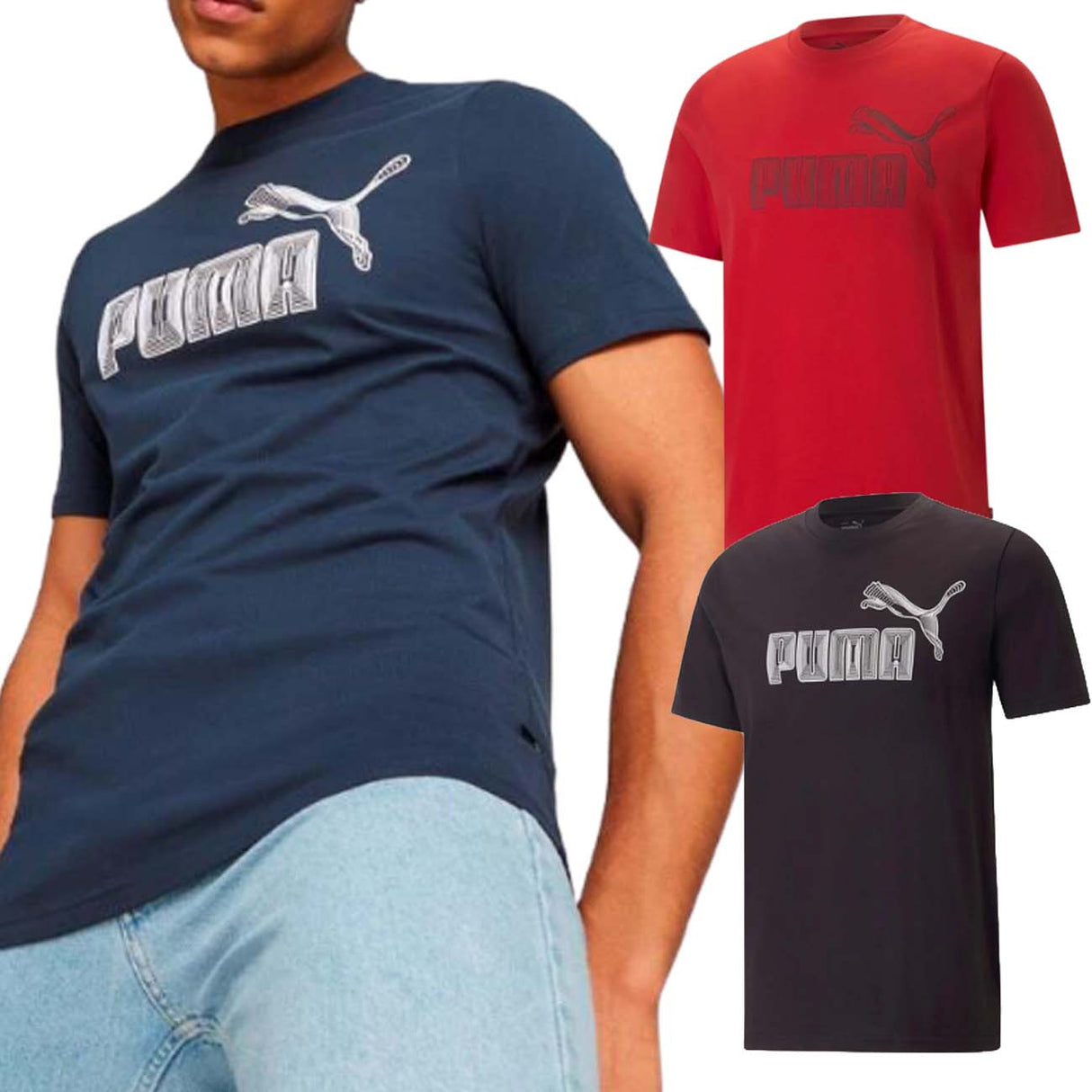 PUMA T-SHIRT 674473 N1 LOGO COTTON SPORTWEAR