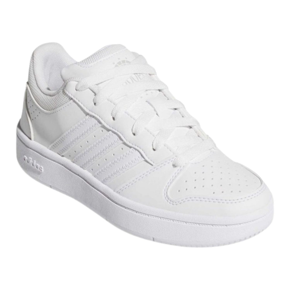SCARPA  ADIDAS KH8913 HOOPS CLASSIC BIANCO