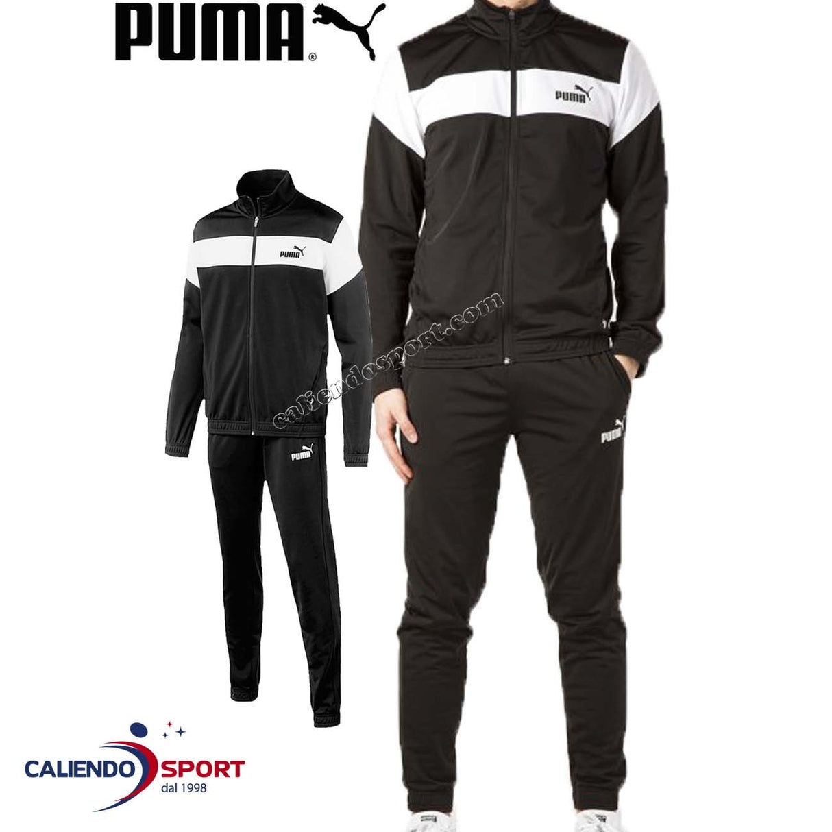 TUTA PUMA UOMO 854083 40 NERO ACETATO SPORT
