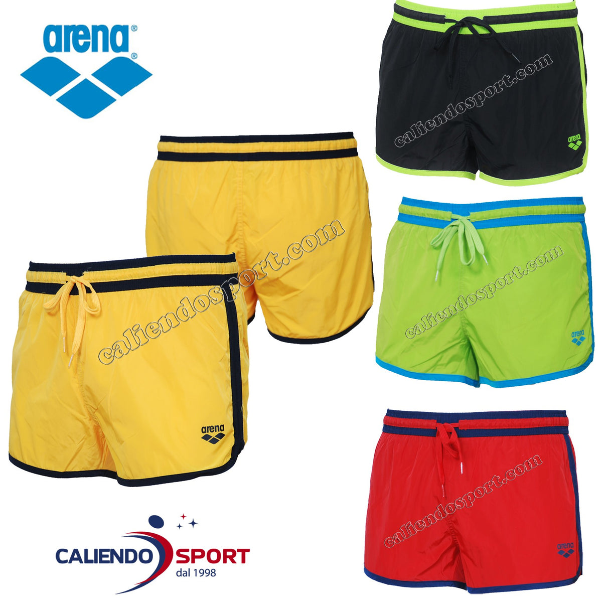 MAILLOT DE BAIN HOMME ARENA SHORT 40519 FUNDAMENTALS BORDERS SEA BOXER