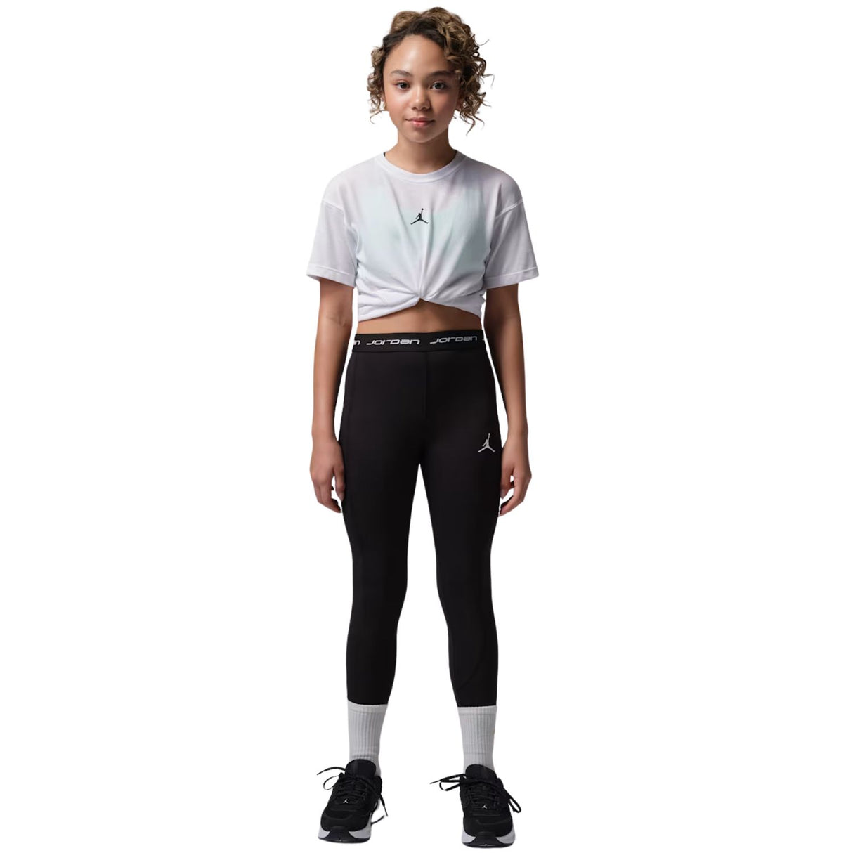 LEGGINGS RAGAZZE JORDAN 45F911-023 DRI FIT NERO
