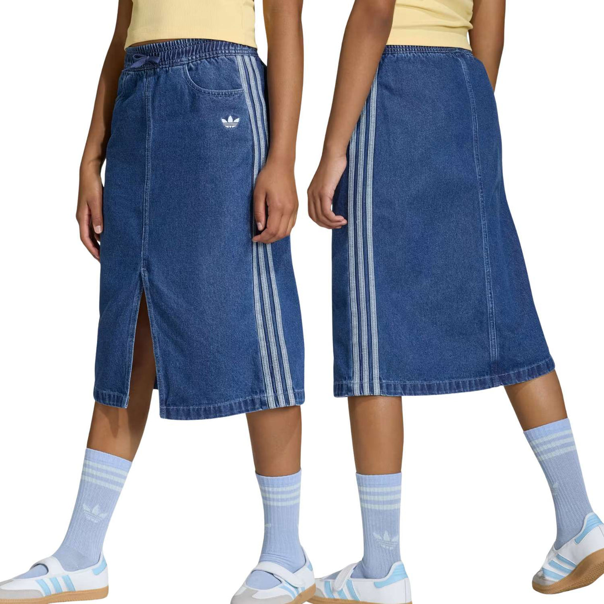 GONNA DONNA ADIDAS KE2851 DENIM JEANS COTONE