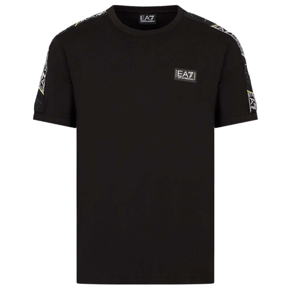 T-SHIRT EN COTON AVEC SÉRIE DE LOGOS ARMANI EA7 3RPT06 PJ02Z