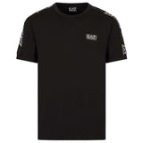 T-SHIRT EN COTON AVEC SÉRIE DE LOGOS ARMANI EA7 3RPT06 PJ02Z