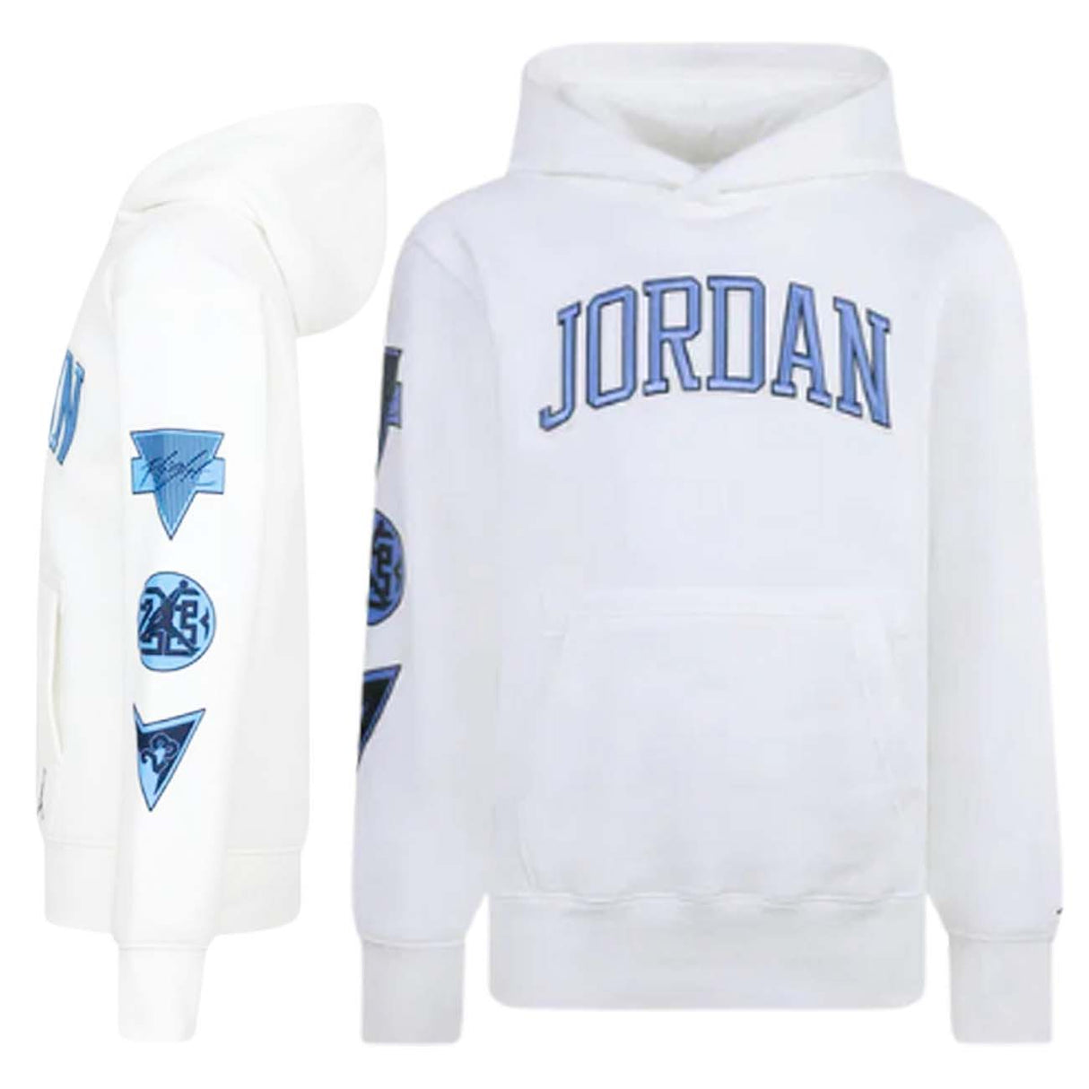 FELPA BAMBINI JORDAN 95D543 782 FELPATA BIANCO