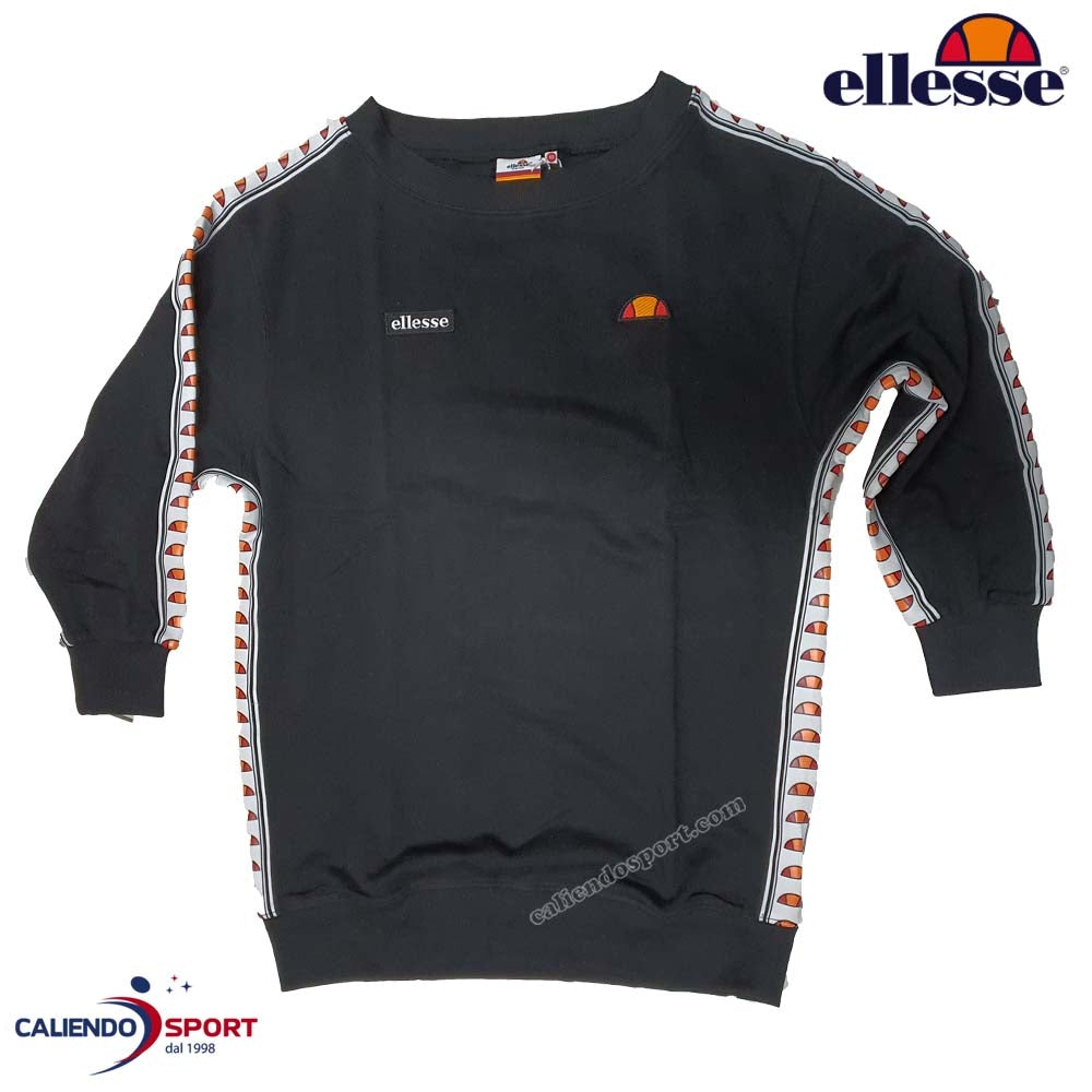 FELPA ELLESSE EHW278 MAXI CREW NECK OVERSIZE COTONE GARZATO
