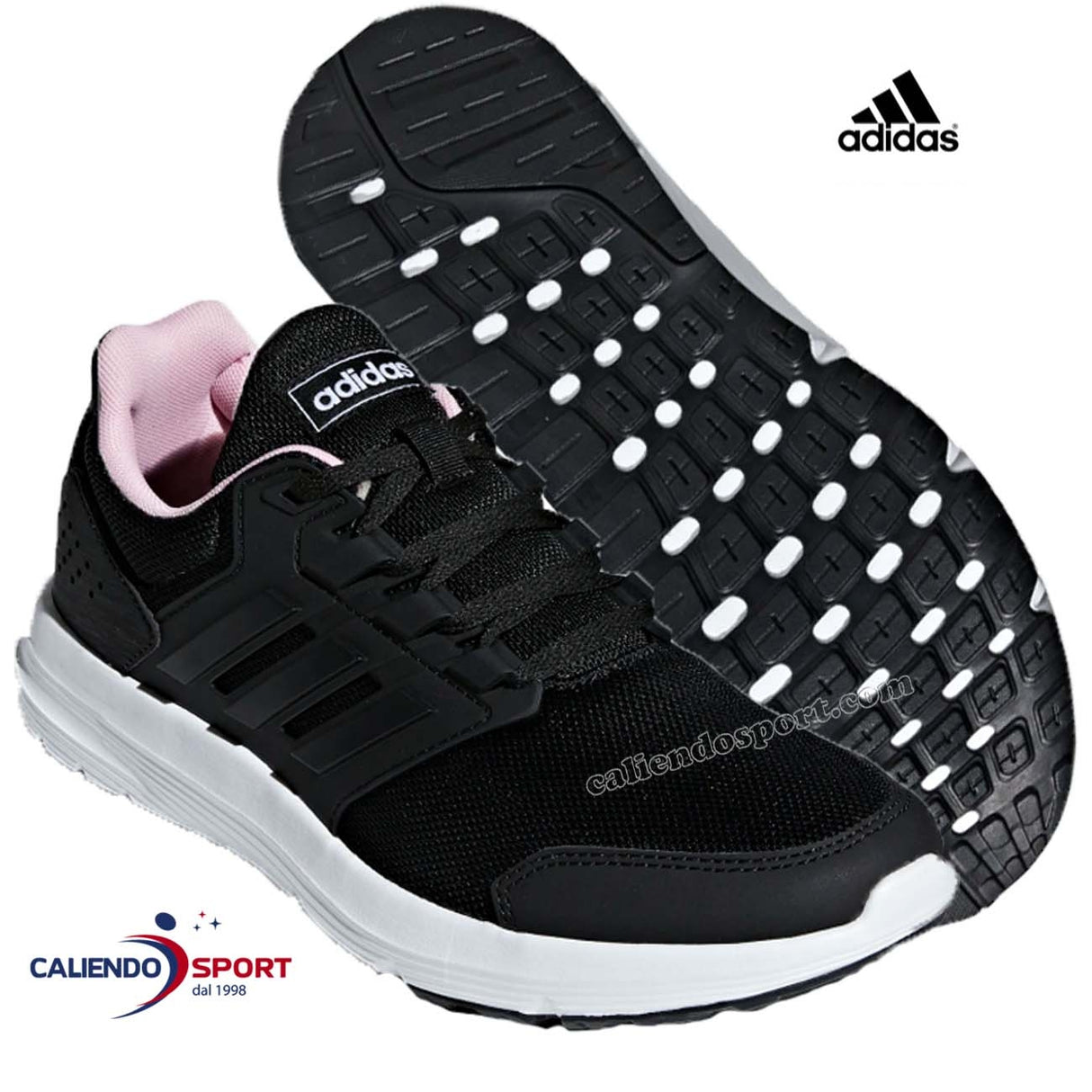 ADIDAS WOMEN'S F36183 GALAXY 4 BLACK RUNNING SHOE – Caliendosport