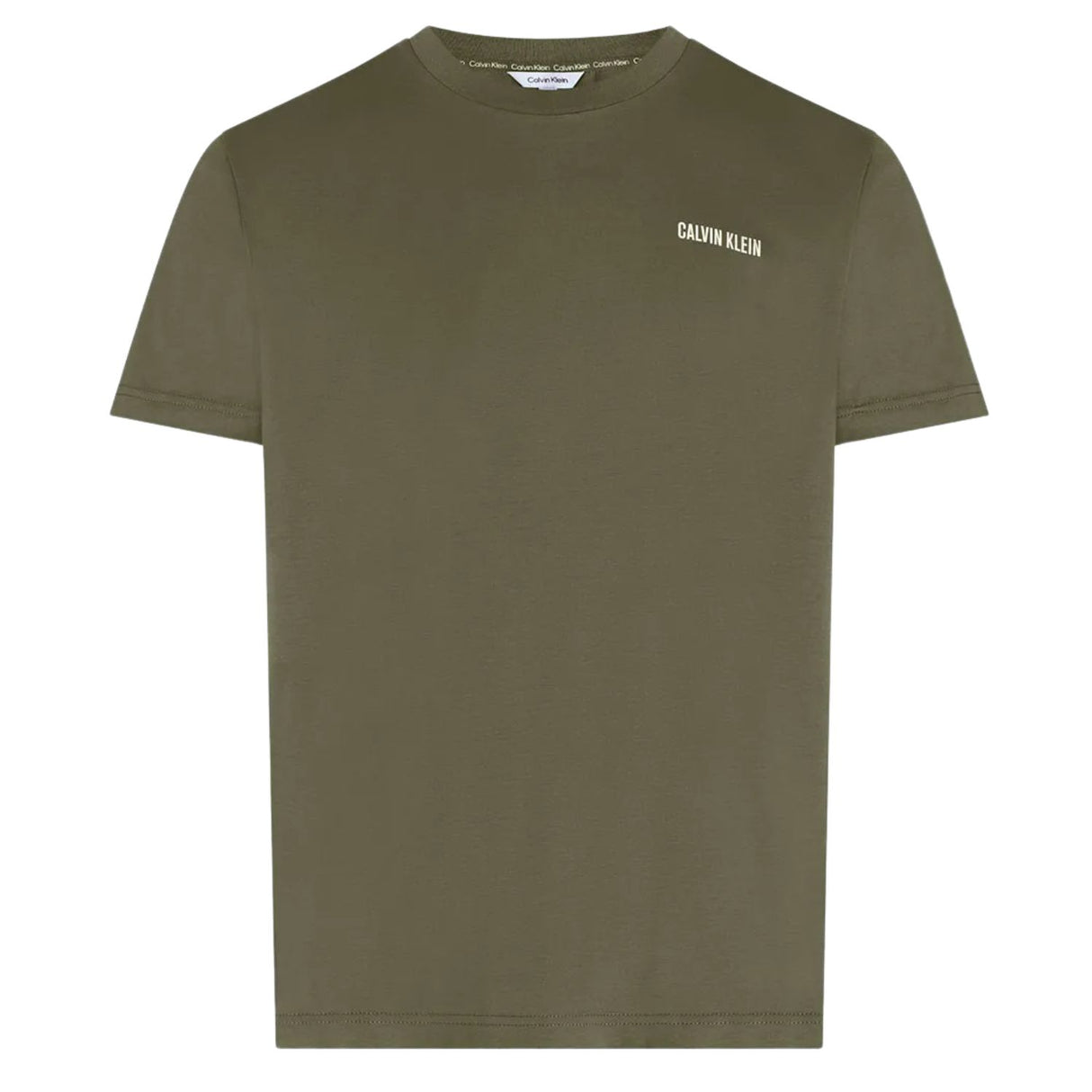 T-SHIRT CALVIN KLEIN KM0KM01146-LB6 BEACHWEAR COTONE VERDE