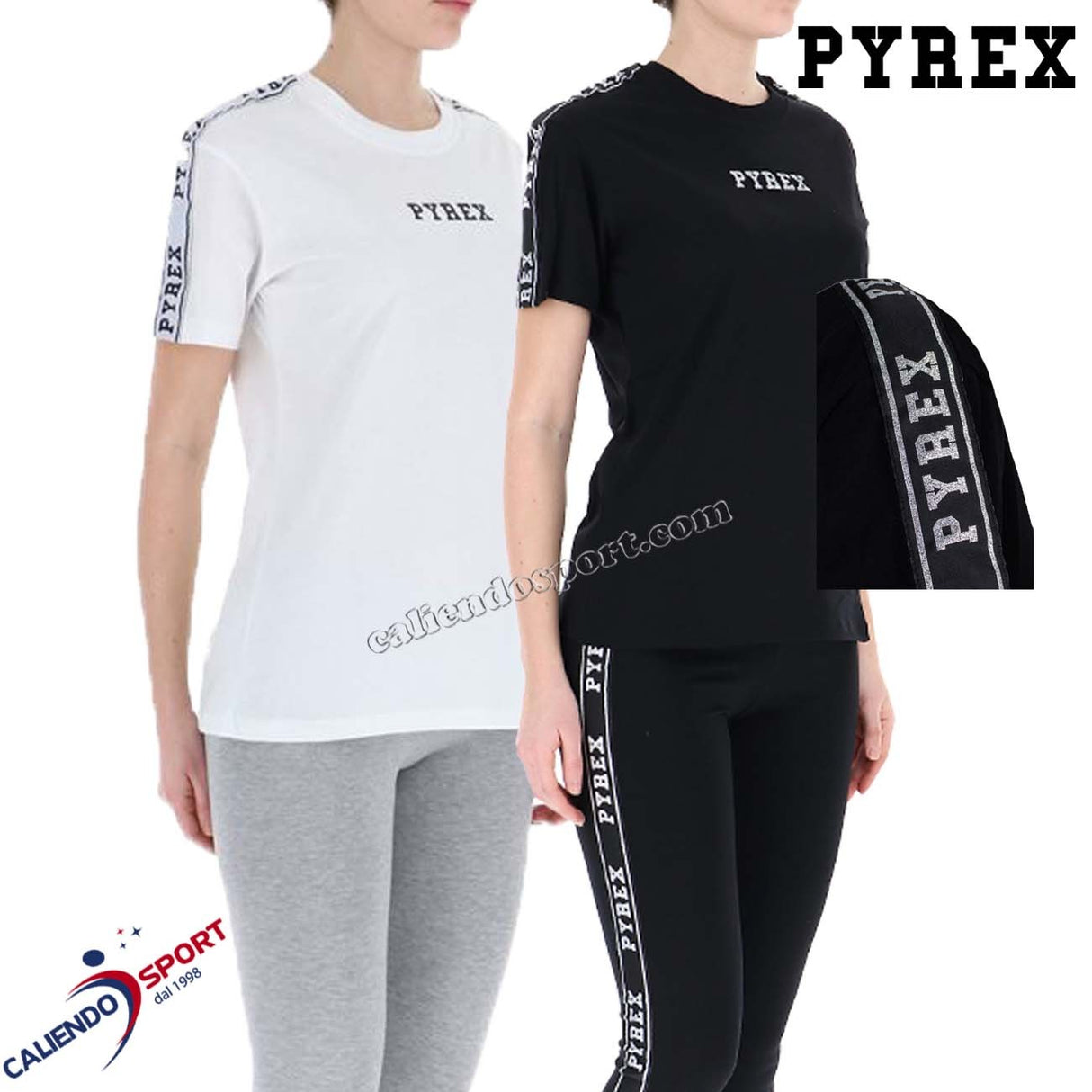 T-SHIRT PYREX DONNA 40064 COTONE GIRO COLLO