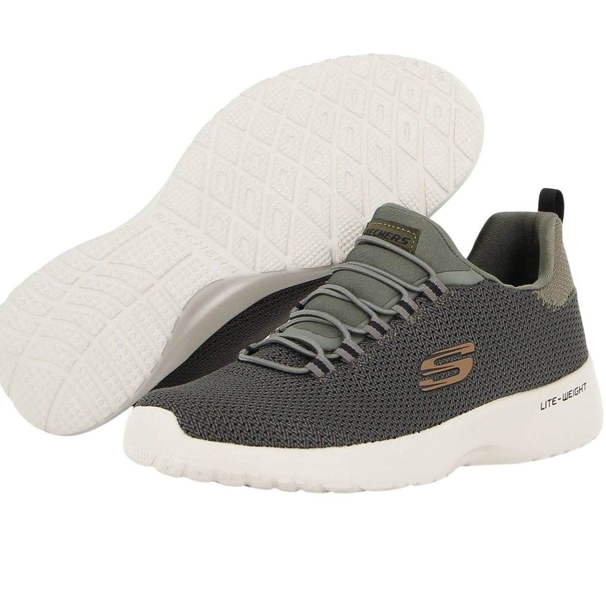 SCARPA SKECHERS SLIP INS 211369 OLV RELAXED FIT GARNER ELLIS