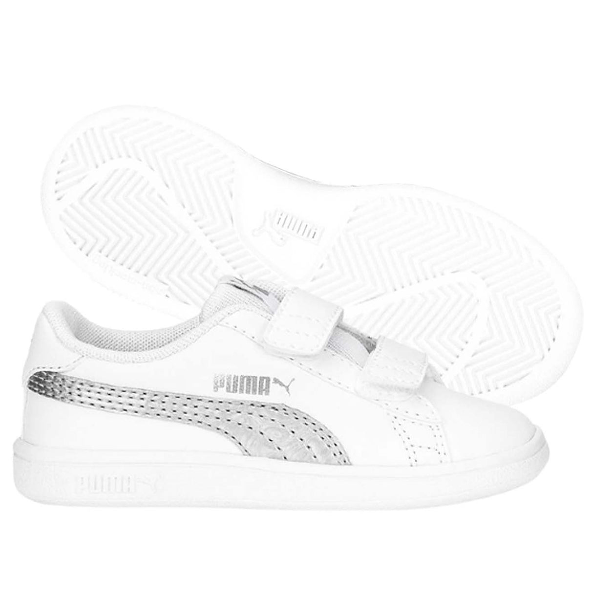 PUMA 389683 01 SMASH V2 METALLICS PS GIRLS SHOES
