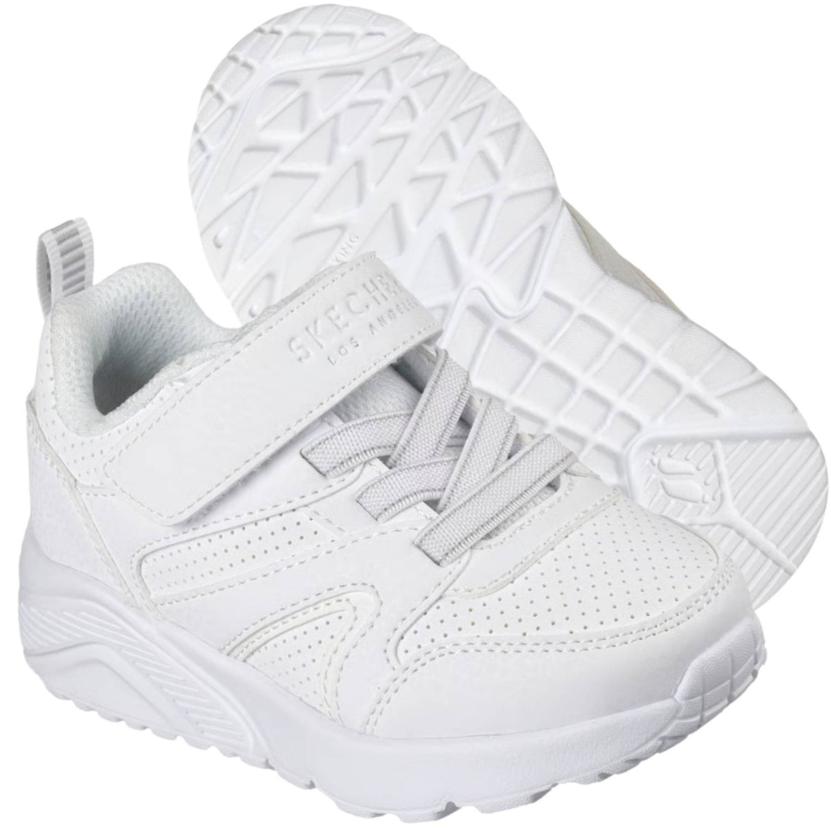 SCAPA BAMBINI SKECHERS 403640N WHT UNO LITE ECHO SURGE