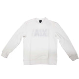 FELPA UOMO ARMANI EXCHANGE 6GZMBSZJU1Z NERO BIANCO