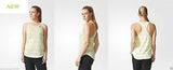 Débardeur d'entraînement pour femmes Adidas Sport Mix Fitness Gym Running Casual