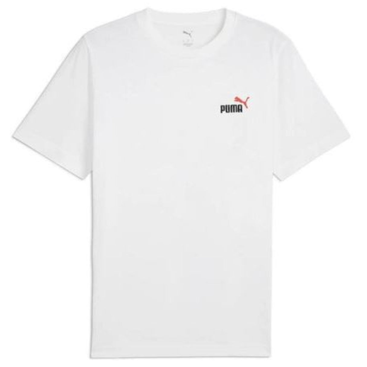 T-SHIRT PUMA 684717 02 ESSENTIALS LOGO PICCOLO COTONE BIANCO