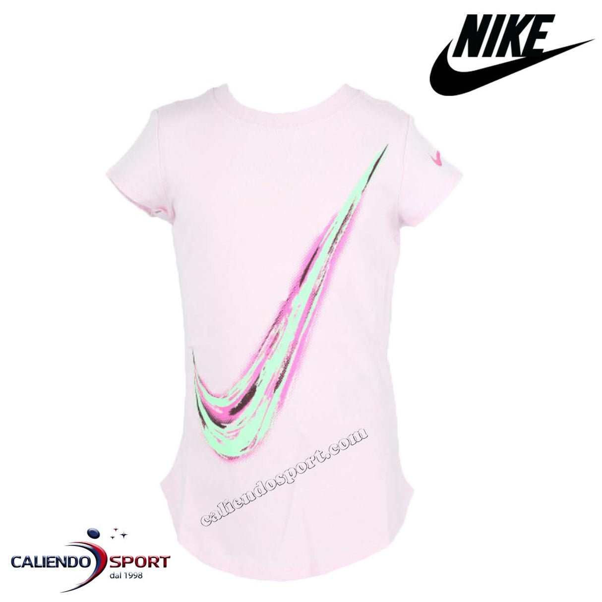 NIKE 36E603 PINK COTTON GIRLS T-SHIRT
