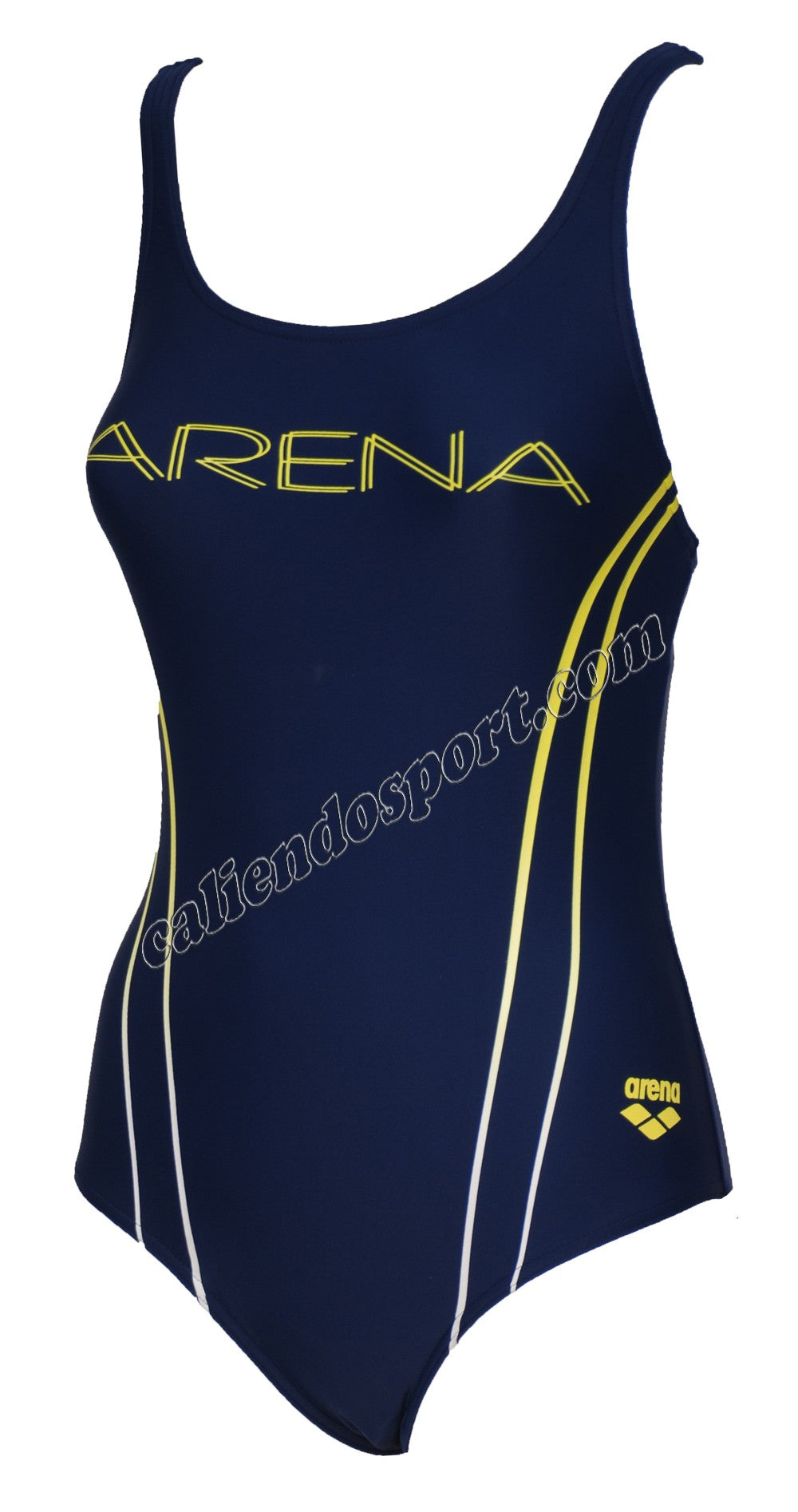 COSTUME INTERO DONNA  Arena 2A393 W BECK ONE PIECE B NUOTO PISCINA MARE NERO BLU