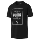 T-SHIRT PUMA UOMO 854076 01 02 NERO BIANCO COTONE