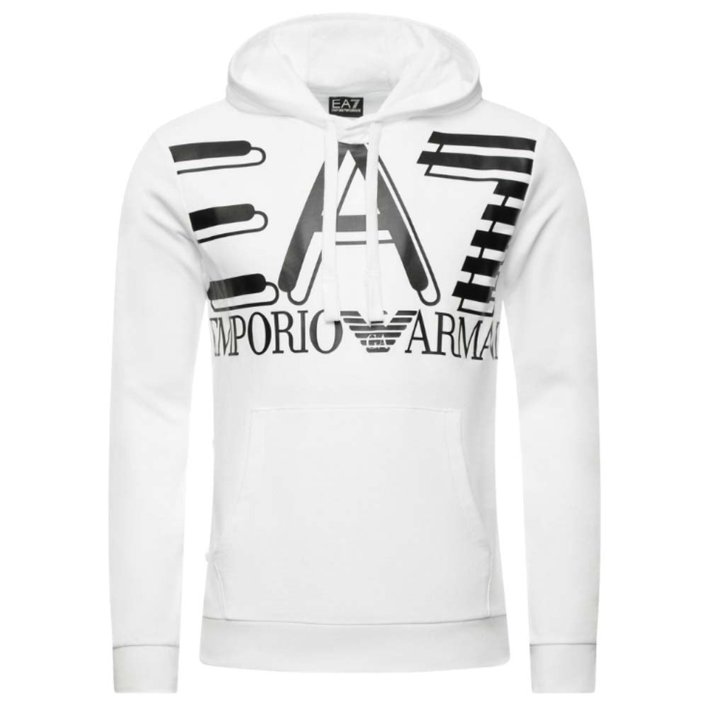 ARMANI EA7 3LPM45PJFGZ LOGO SERIES BRUSHED COTTON SWEATSHIRT