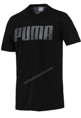 T-SHIRT UOMO PUMA 852481 VERDE NERO MODERN SPORTS RELAX TEE COTONE