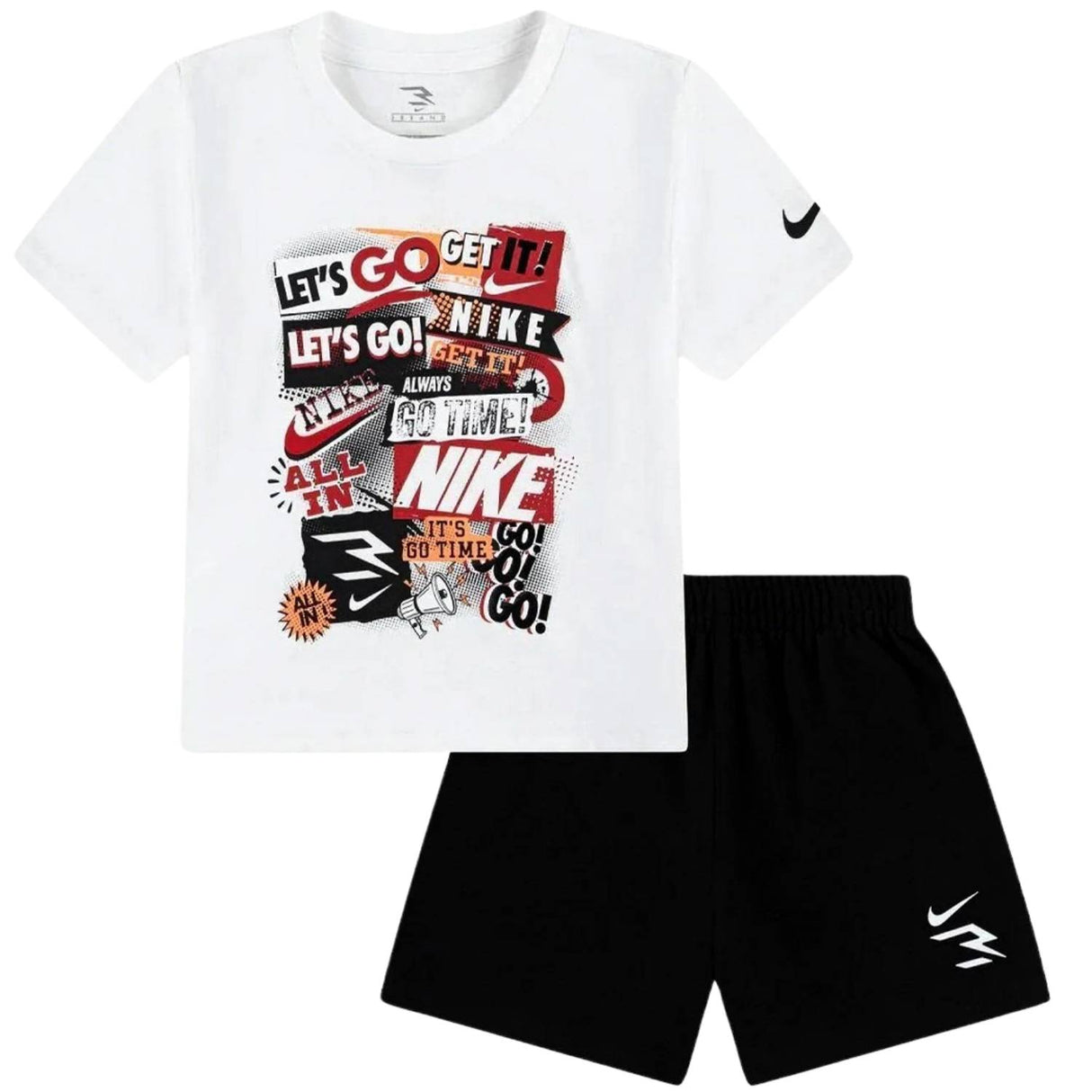 COMPLETO RAGAZZI NIKE 9Q1426-001 SPORTWEAR COTONE