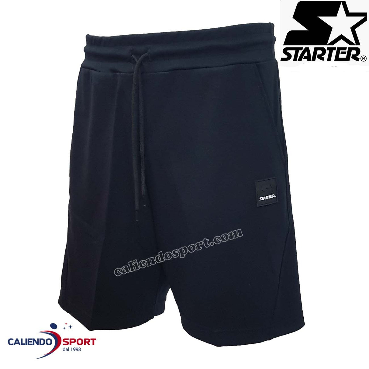 STARTER SHORTS 72949 BLACK BRUSHED COTTON