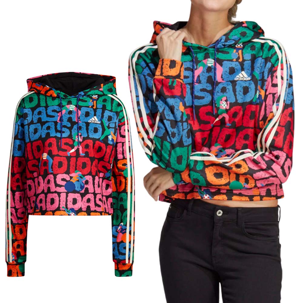 SWEAT-SHIRT FEMME ADIDAS HS1195 FARM ACÉTATE