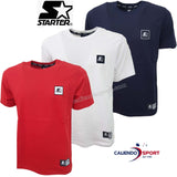 T-SHIRT STARTER 72916 BLU BIANCO ROSSO COTONE