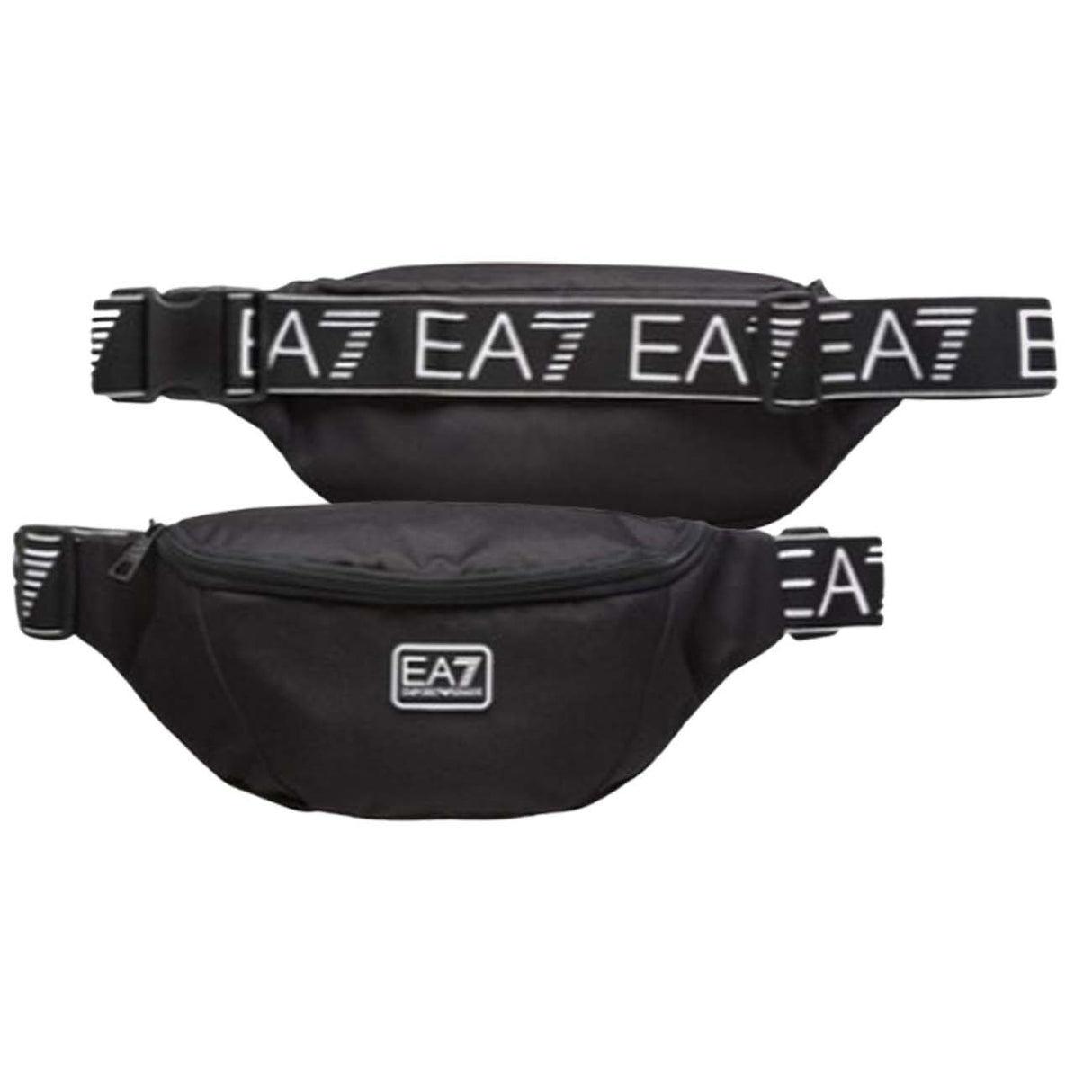 ARMANI EA7 276184 MAXI LOGO BLACK BELT BAG
