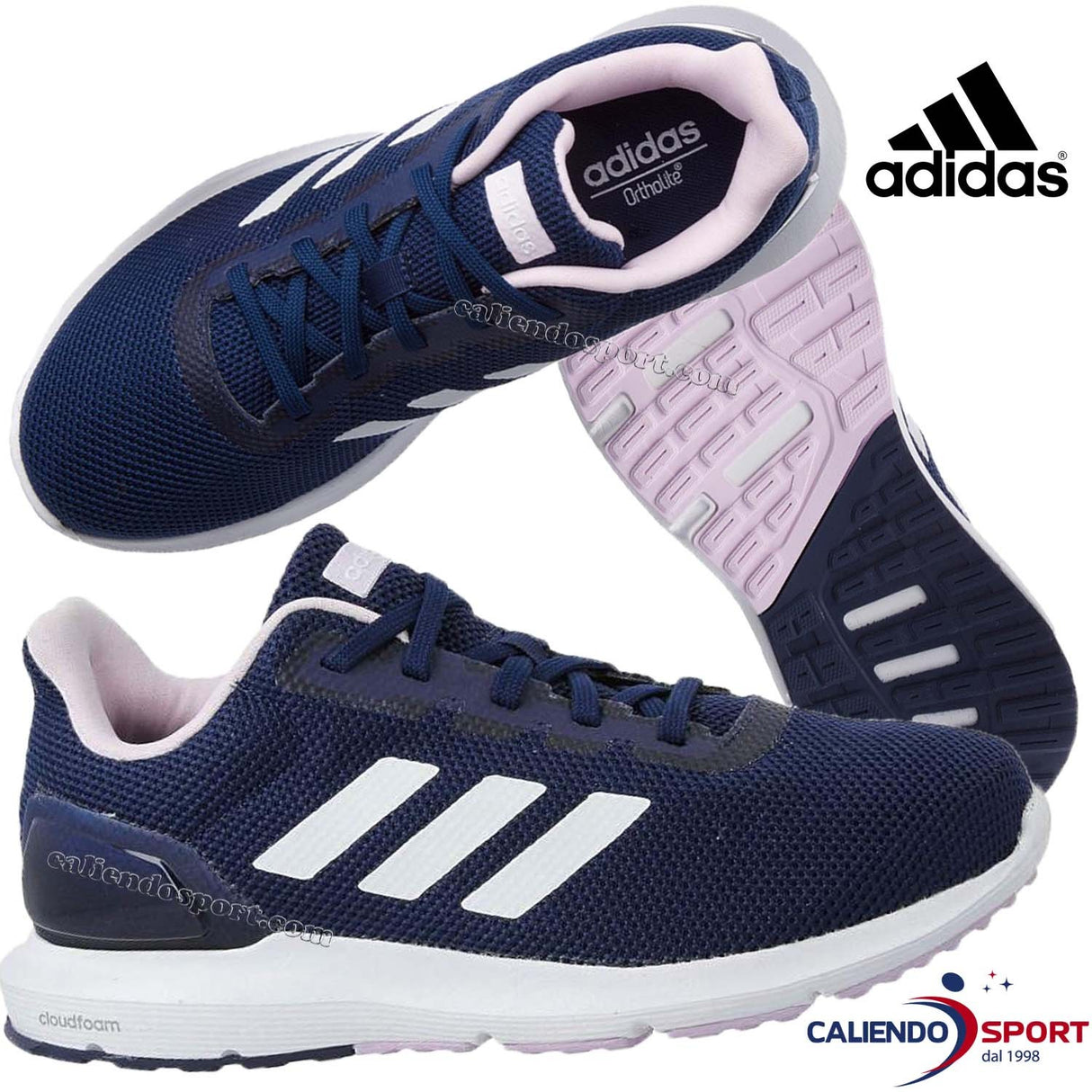 ADIDAS B44889 COSMIC 2 SHOES WOMEN'S BLUE RUNNING GYM SPORT GYM