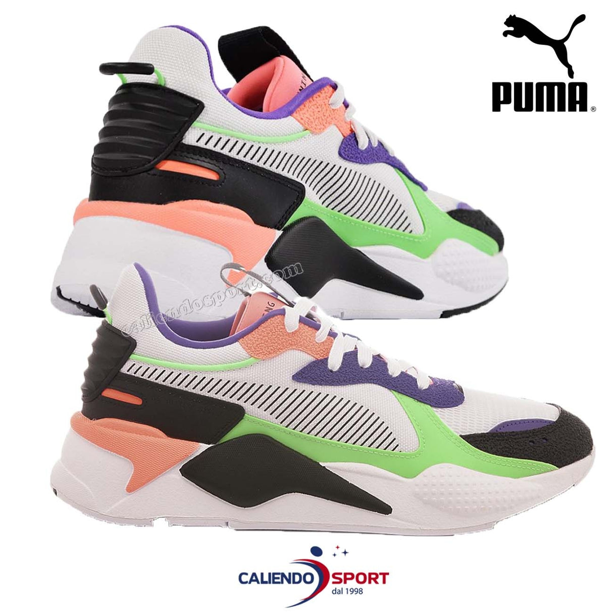 PUMA SHOE 369818 12 RS-X HARD DRIVE WHITE