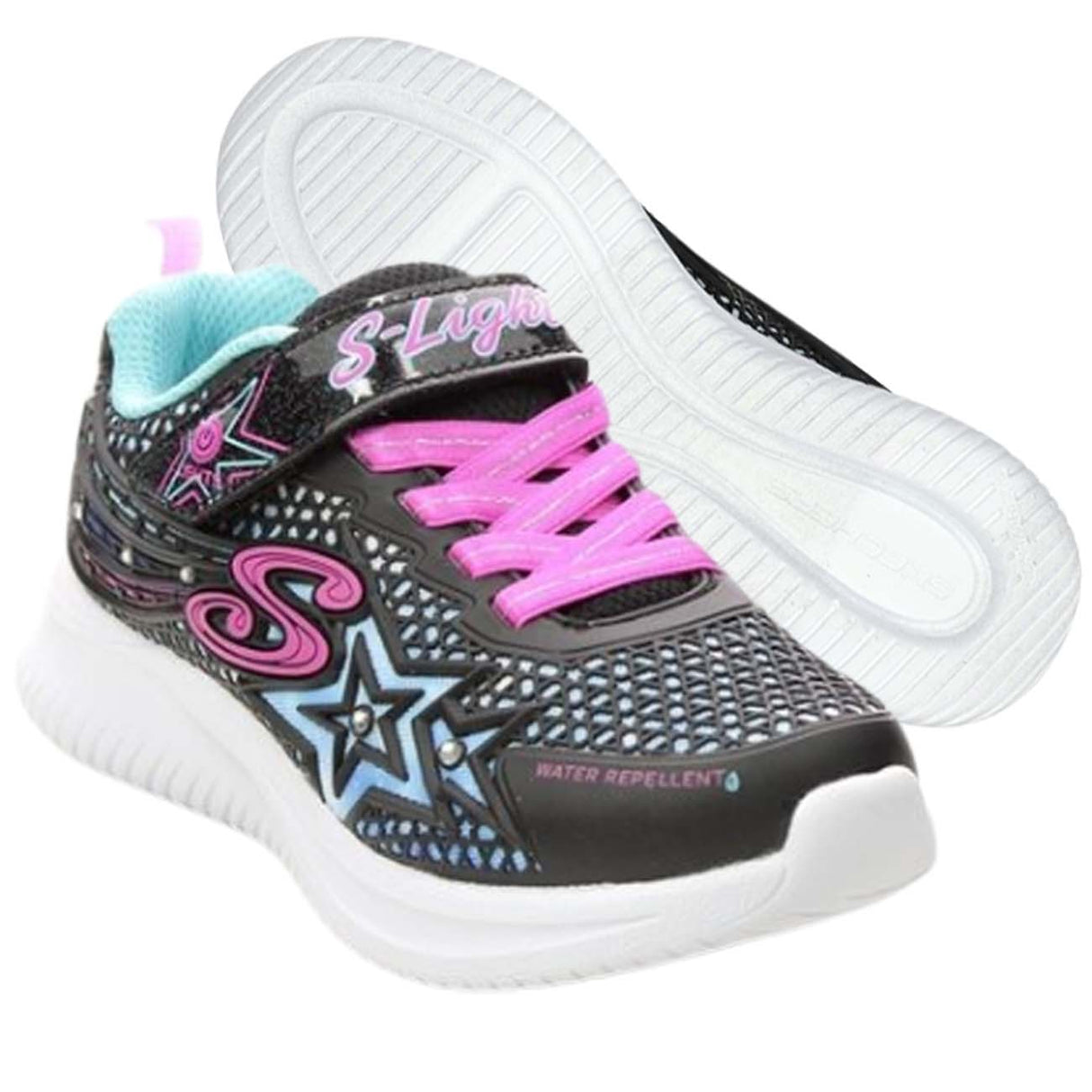SKECHERS GIRLS SHOES 302323L BKPK Wishful Star