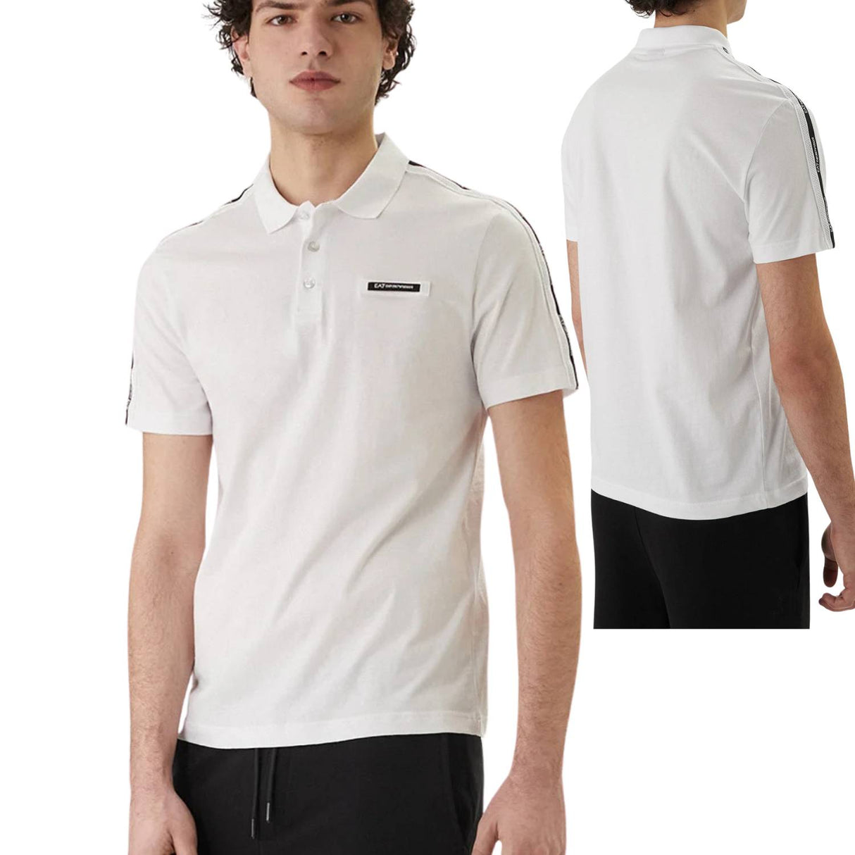 POLO ARMANI EA7 E26 7M001477 AF10375 U0002 COTONE