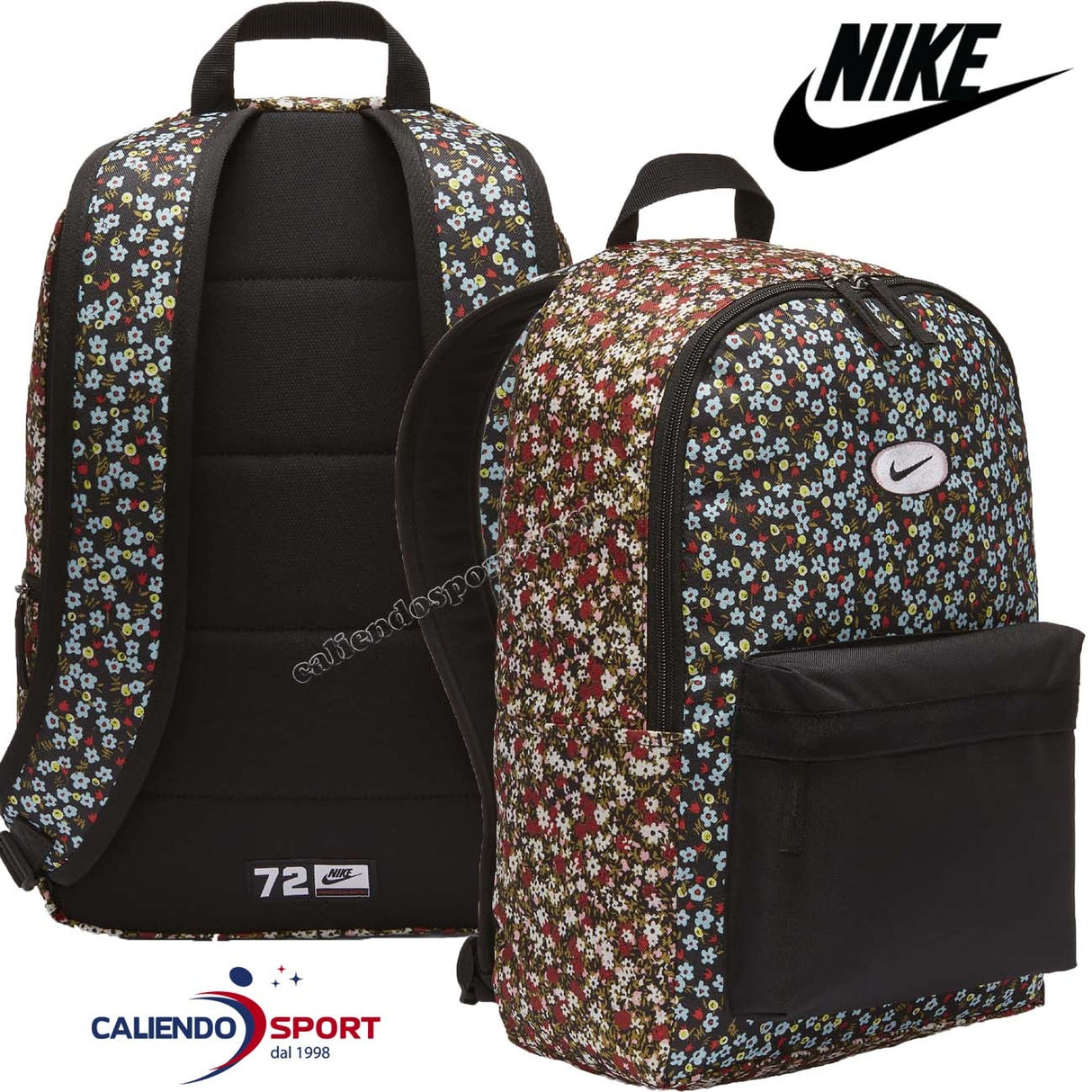 SAC À DOS NIKE CQ6373 010 HERITAGE POUR FEMMES TAILLE UNIQUE