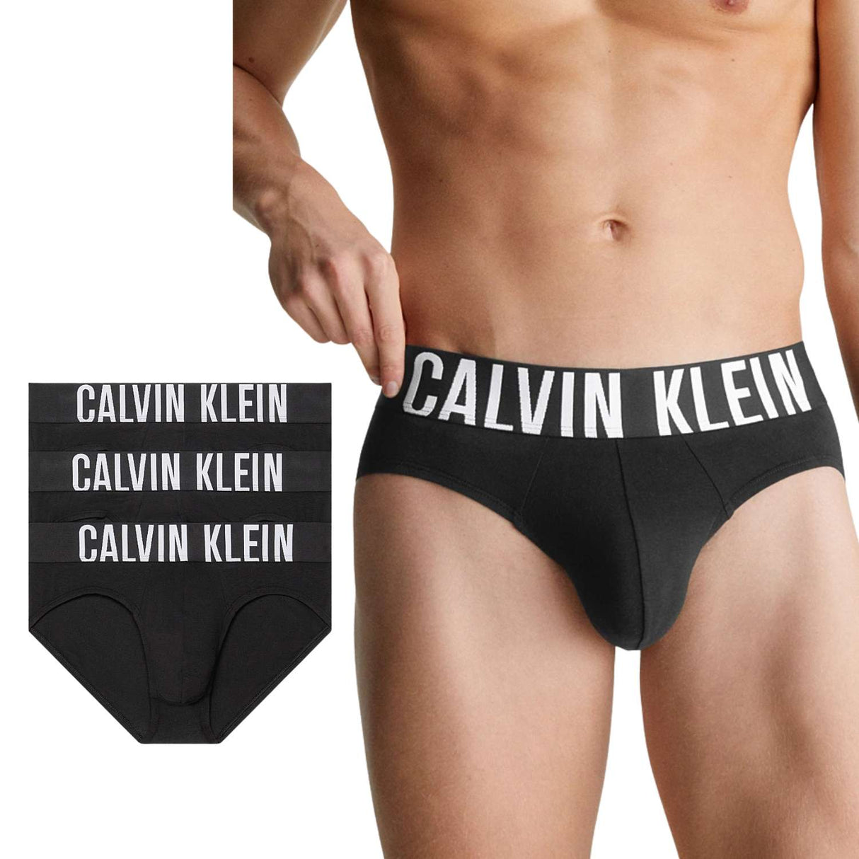 SLIP CALVIN KLEIN 000NB3607A UB1 INTENSE COTONE 3 PAIA