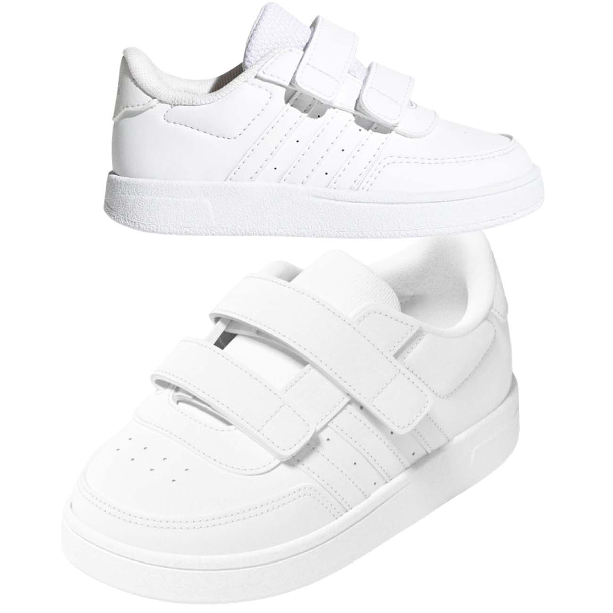 ADIDAS CHILDREN'S HP8976 BREAKNET WHITE VELCRO SHOE