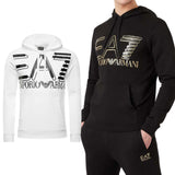 ARMANI EA7 3LPM45PJFGZ LOGO SERIES BRUSHED COTTON SWEATSHIRT