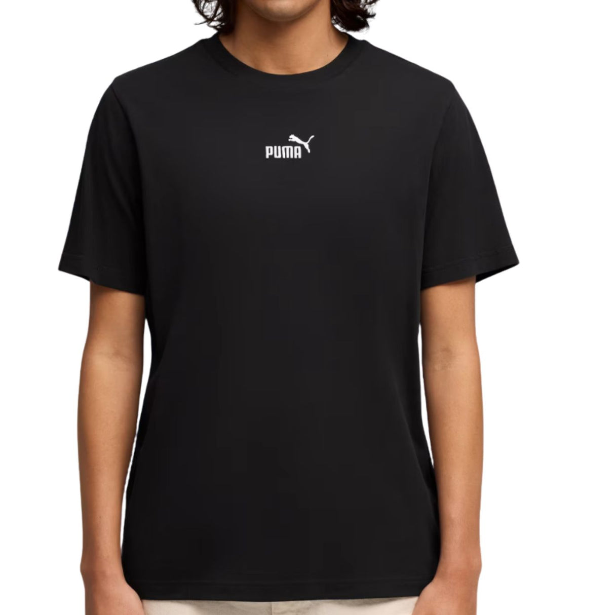 T-SHIRT PUMA 692912 01 ESSENTIALS COTONE NERO