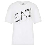 WOMEN'S T-SHIRT 6LTT35 TJFKZ LOGO COTTON
